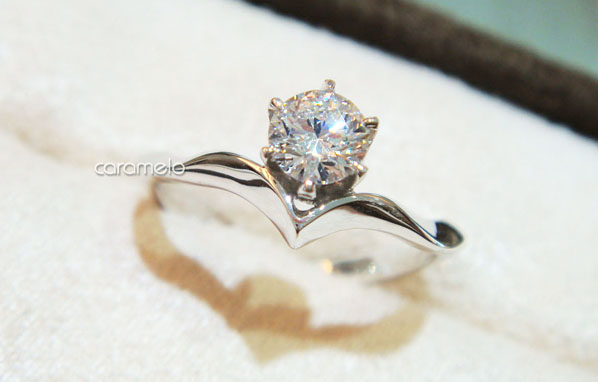 幸福新娘手工鑽石戒指 - Ms.康