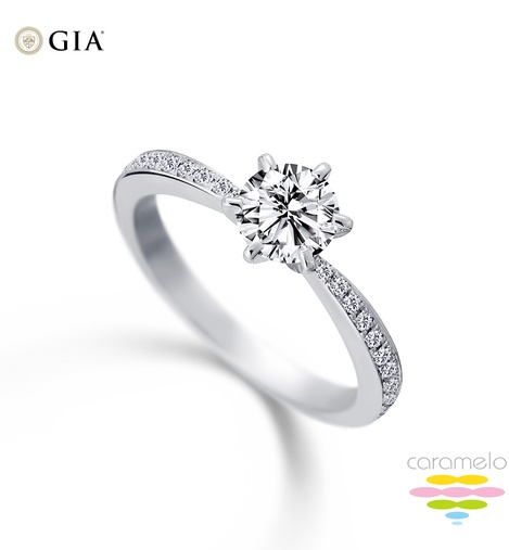 GIA 30分/50分 鑽戒 愛情漫步系列