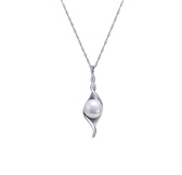 珍珠項鍊  簡愛系列 淡水珍珠項鍊 (9-10mm)