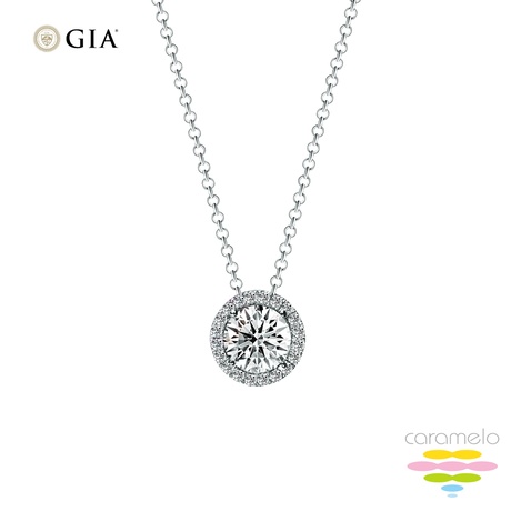 GIA 30分/50分 鑽石項鍊  愛戀時光系列