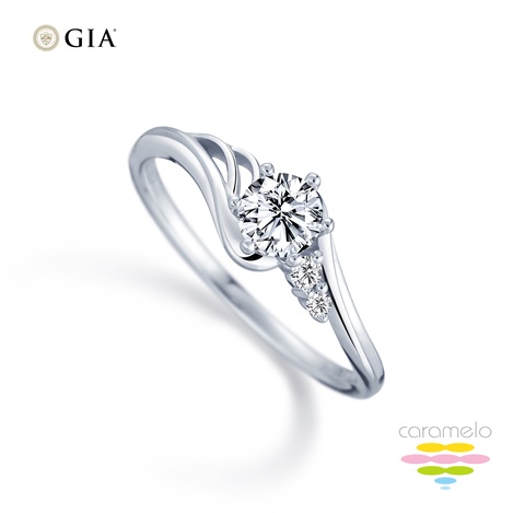 GIA 30分D/VS2鑽戒  愛情羽翼系列