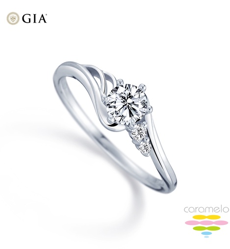 GIA 30分D/VS2鑽戒  愛情羽翼系列