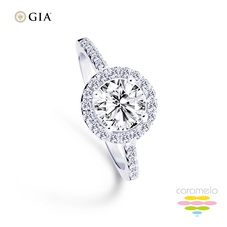 GIA 30分D/VS2鑽戒  愛情羽翼系列