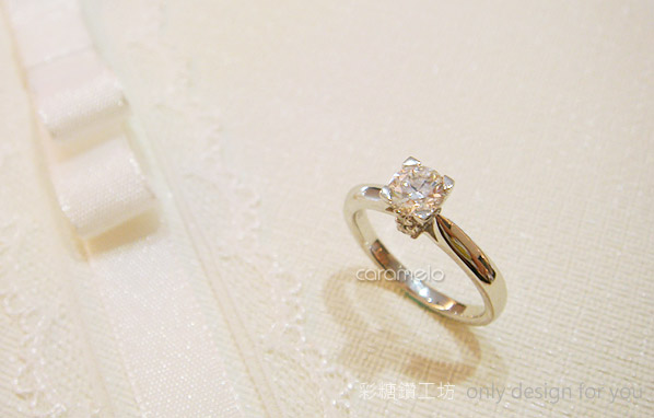 古典風手工訂製鑽石婚戒 - Ms. 王