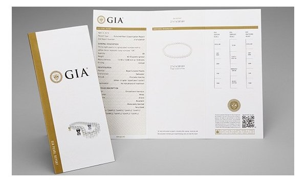 GIA珍珠鑑定書